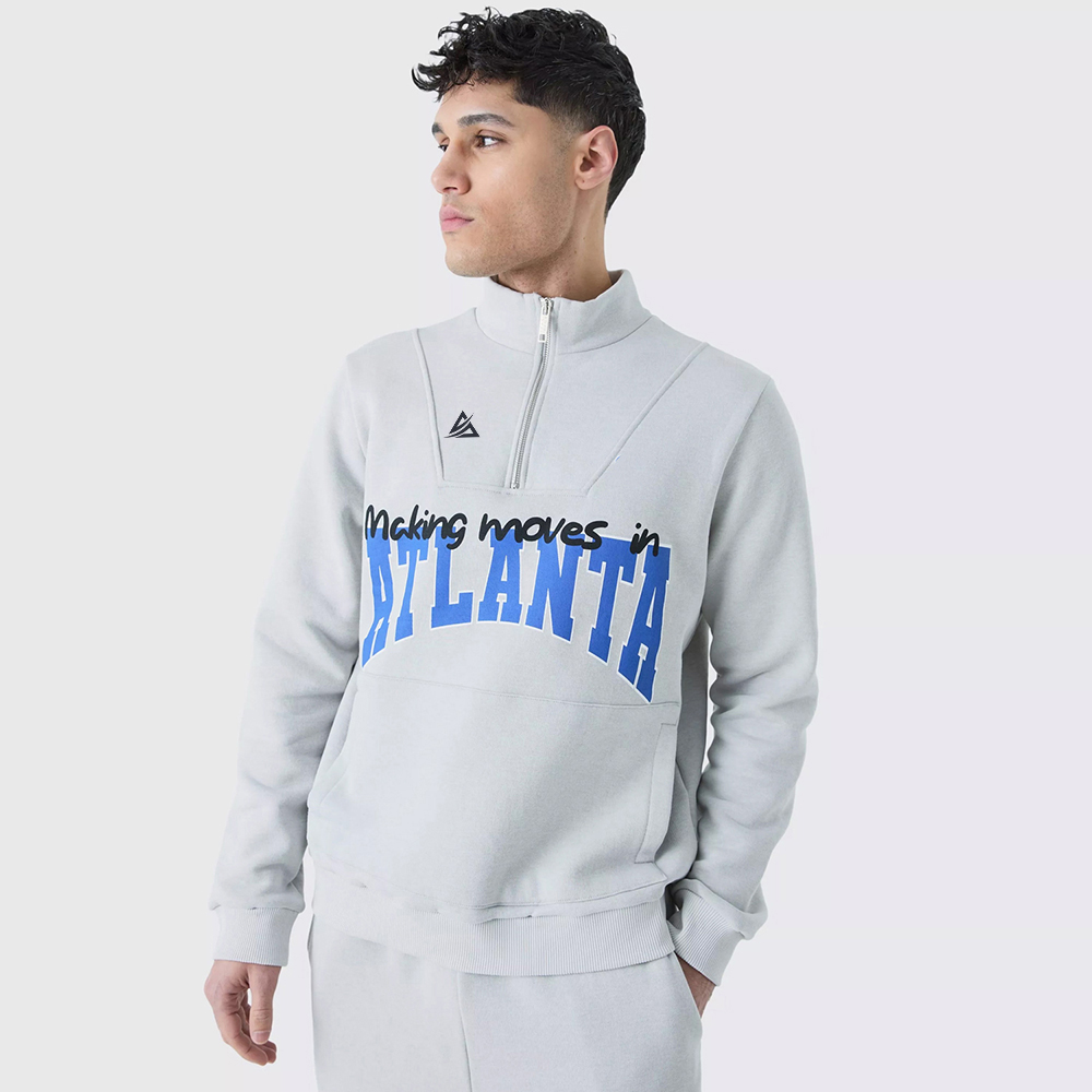 Atlanta Varsity 1/4 Zip Sweatshirt